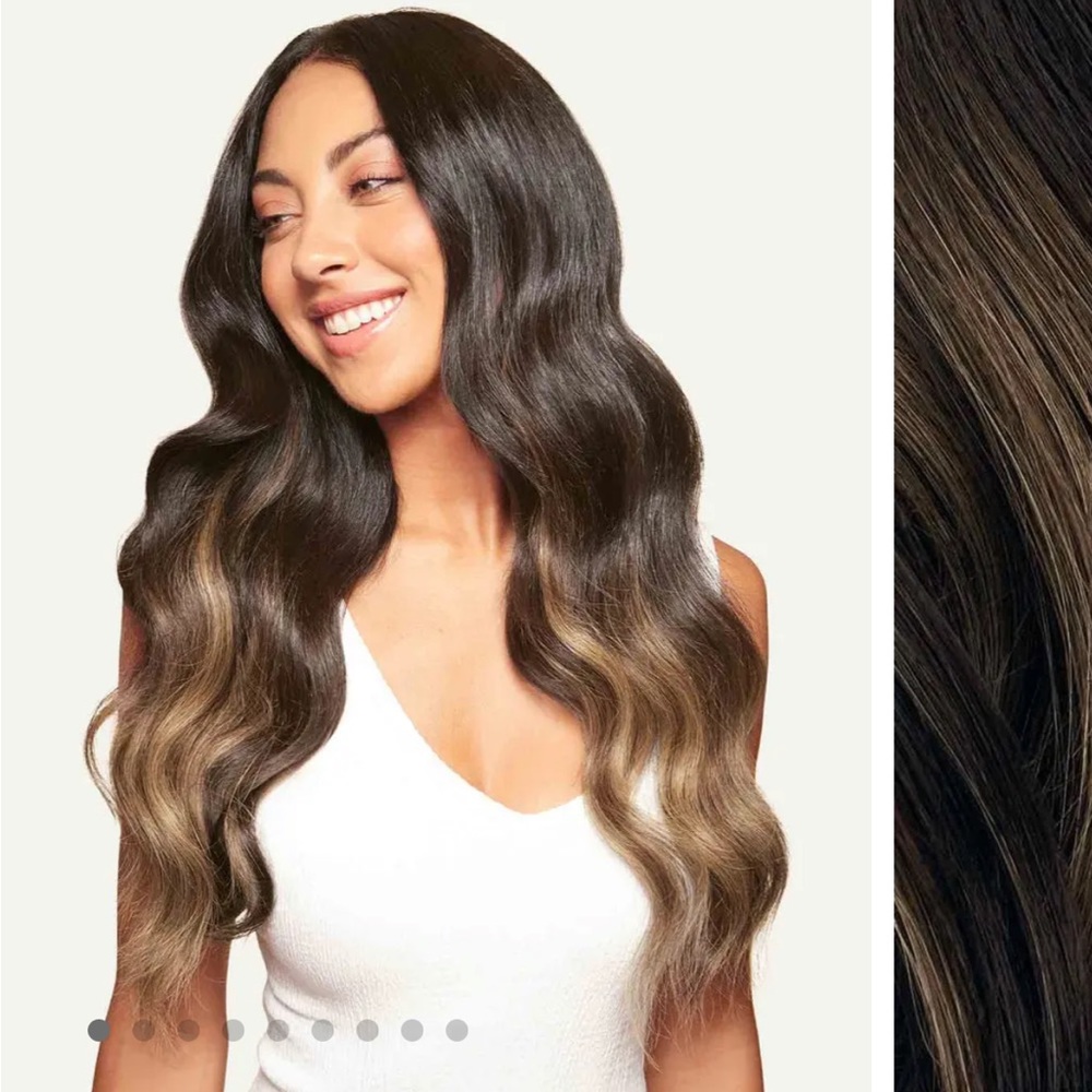 Luxy Hair 20” Mocha Bronde Balayage Clip-Ins NEW